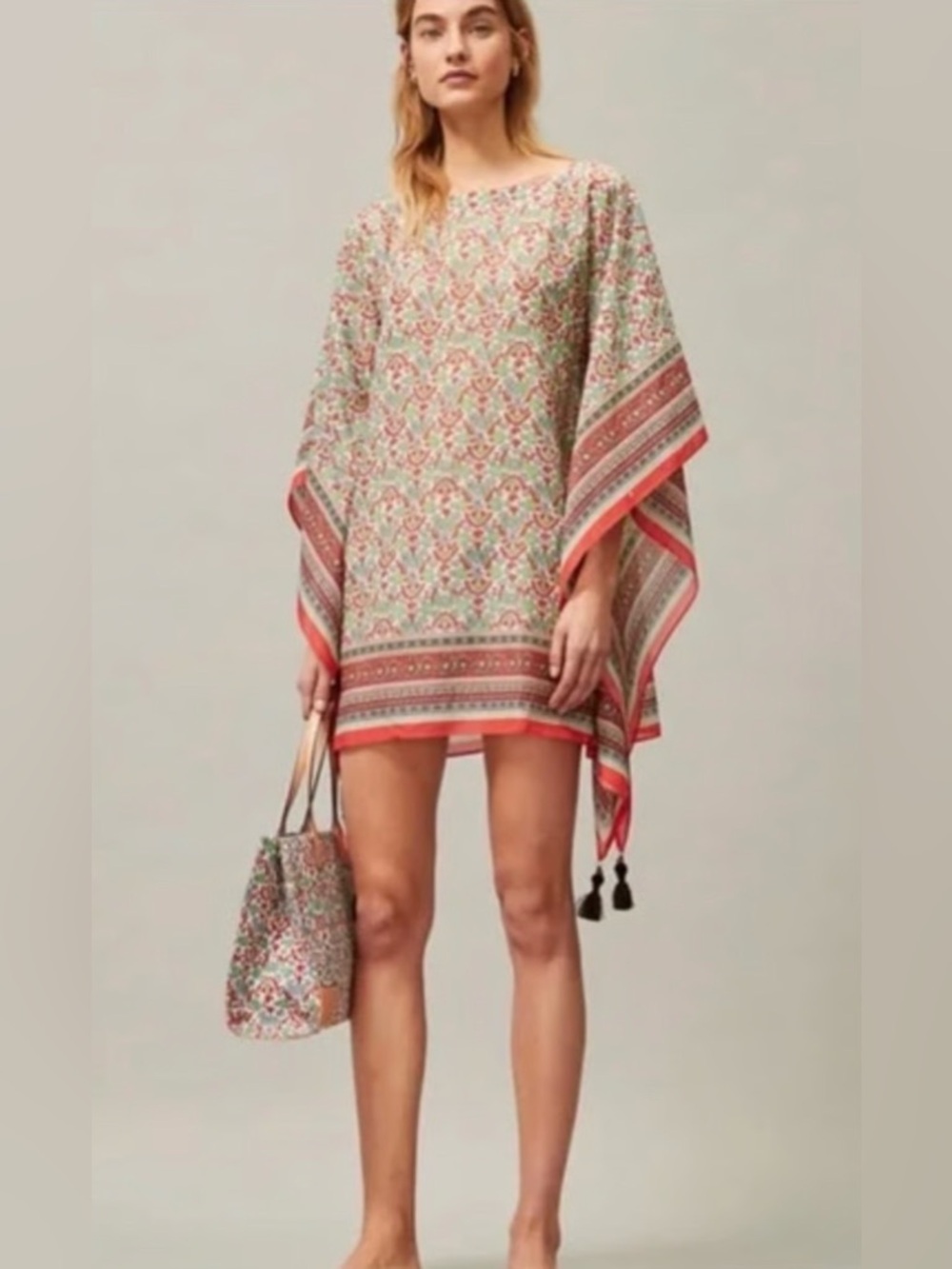 TORY BURCH Printed Beach Caftan Size M / L